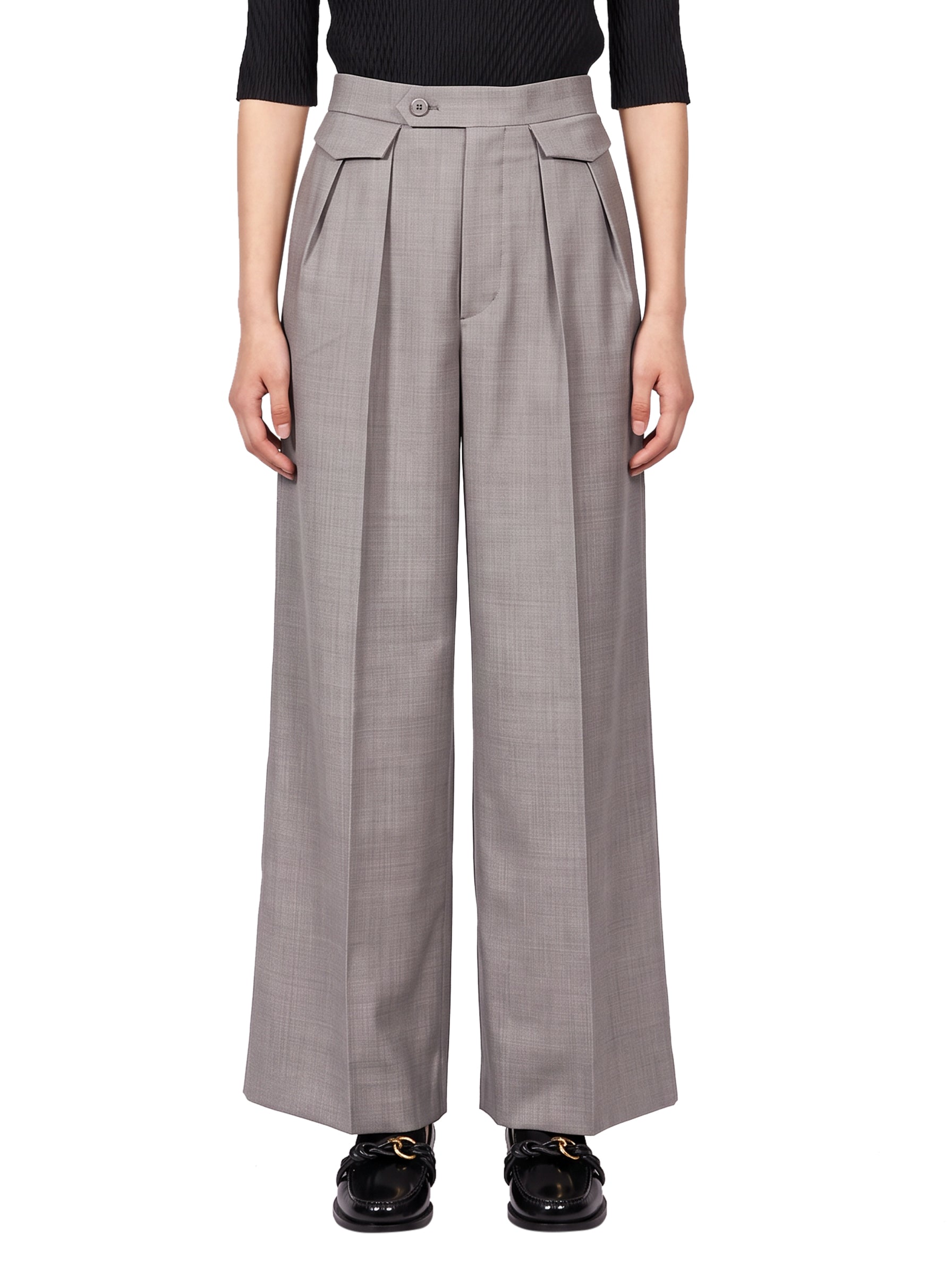 Pantaloni Honest Ensemble in grigio 