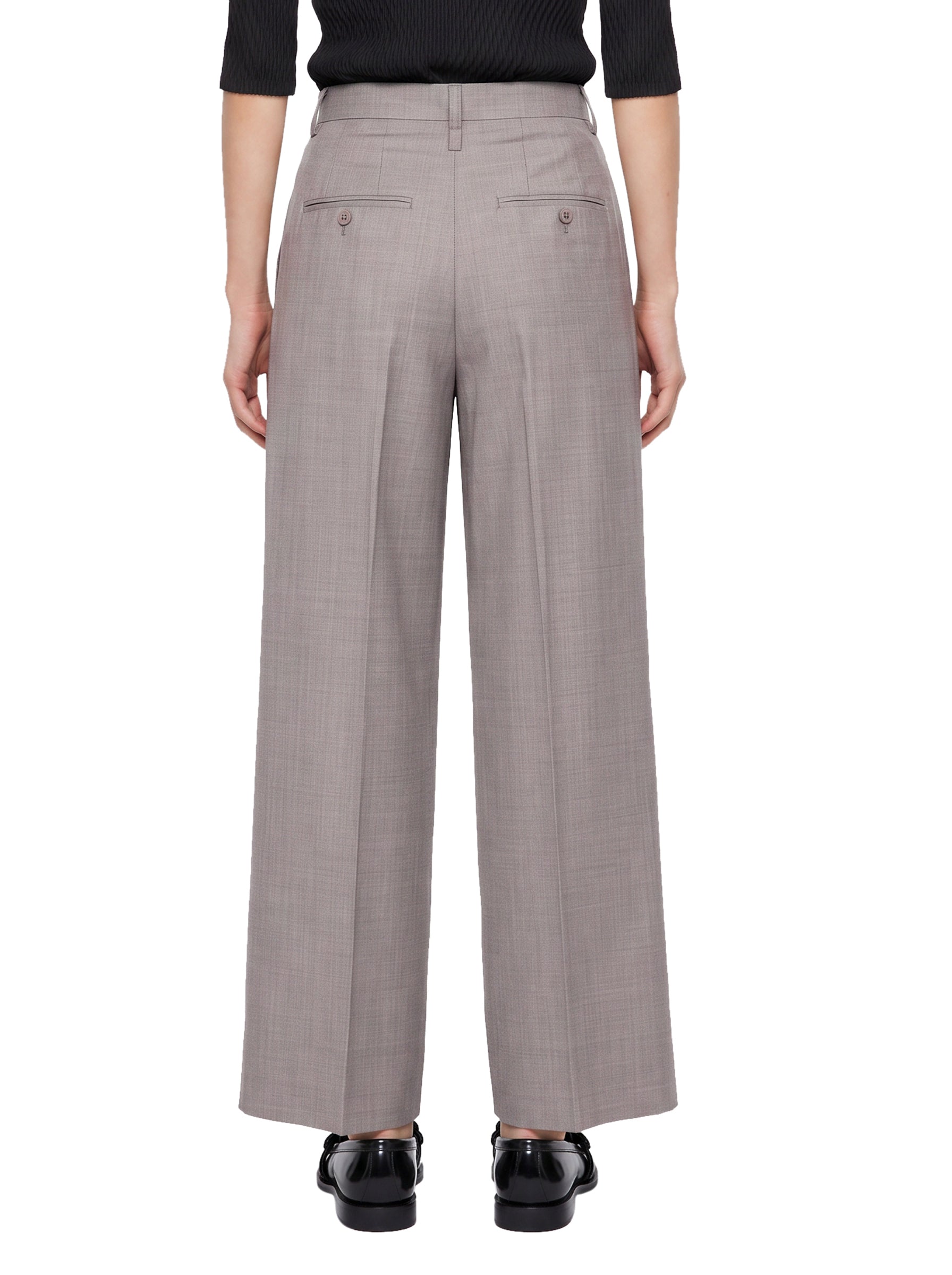 Pantaloni Honest Ensemble in grigio 