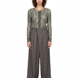 Pantaloni ampi in grigio 
