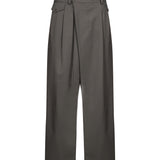 Pantaloni ampi in grigio 