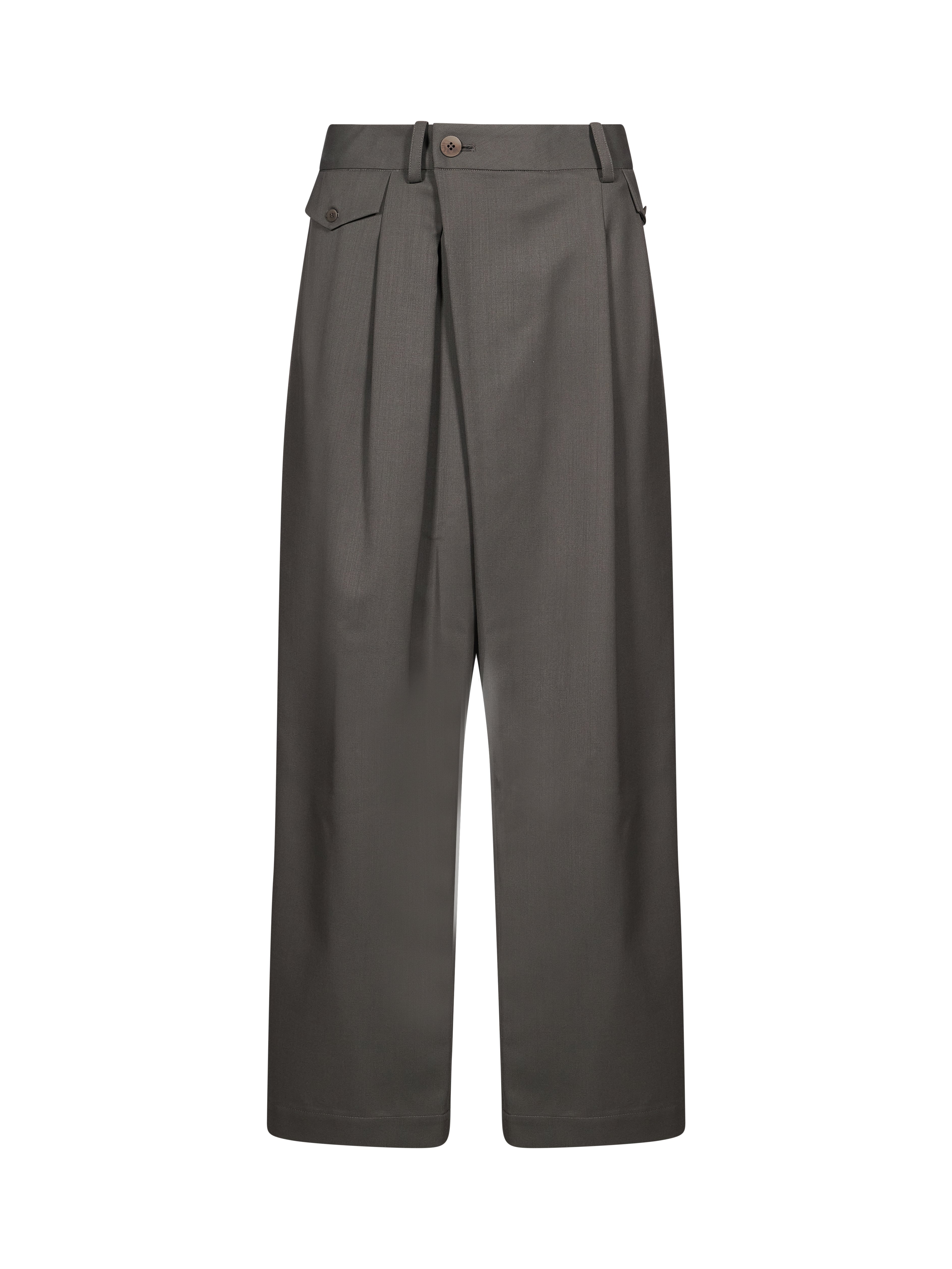 Pantaloni ampi in grigio 