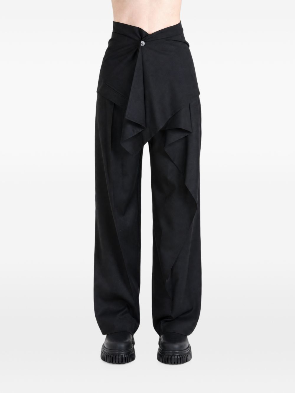 Pantaloni a portafoglio in nero 