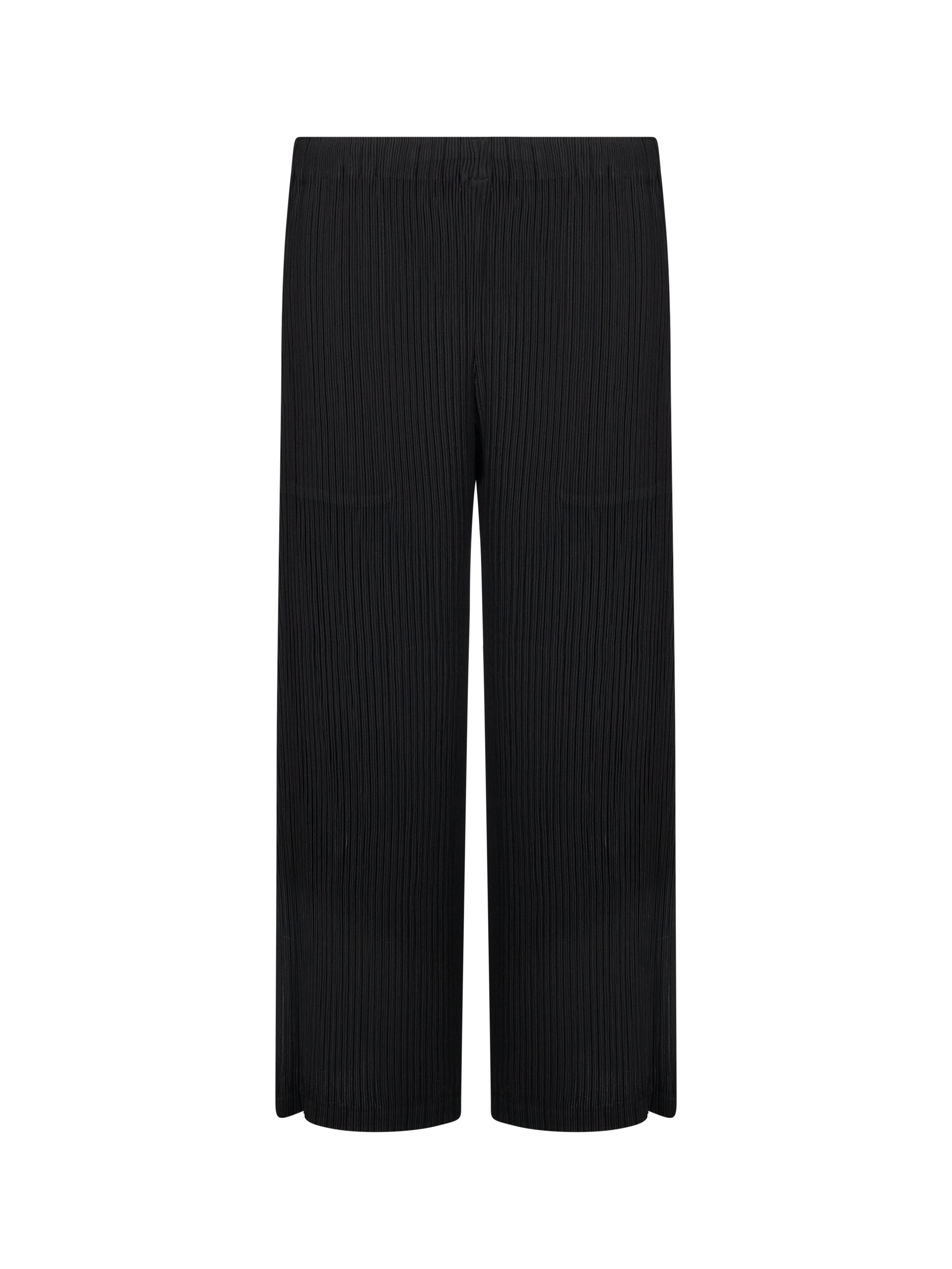 Pantalone plissé Hatching in nero 