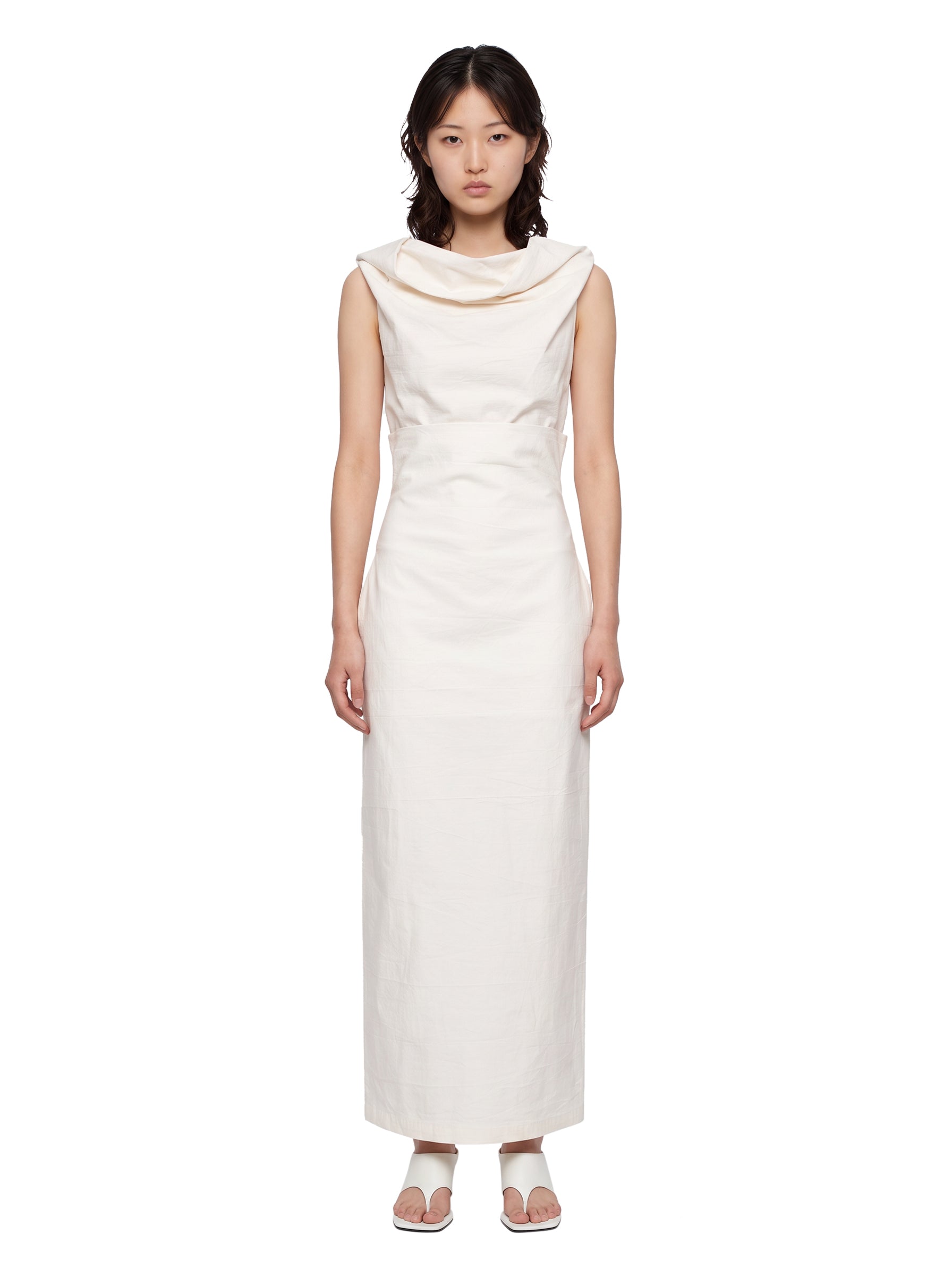 Gonna plissé Allow in bianco 