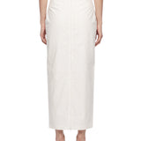 Gonna plissé Allow in bianco 