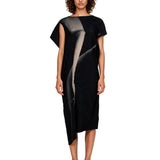Abito midi Hands of Lover in nero 