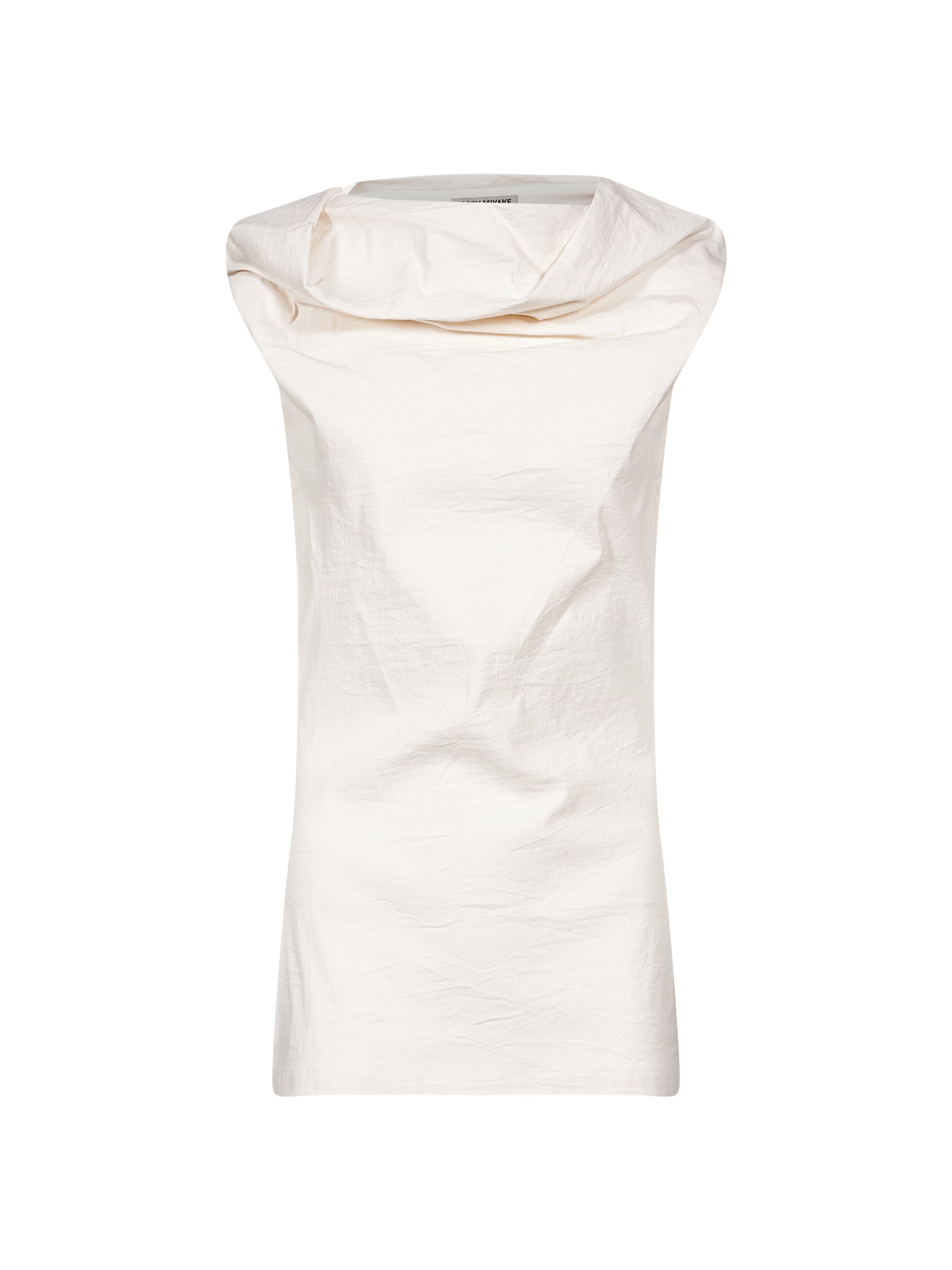Top plissé Allow in bianco 