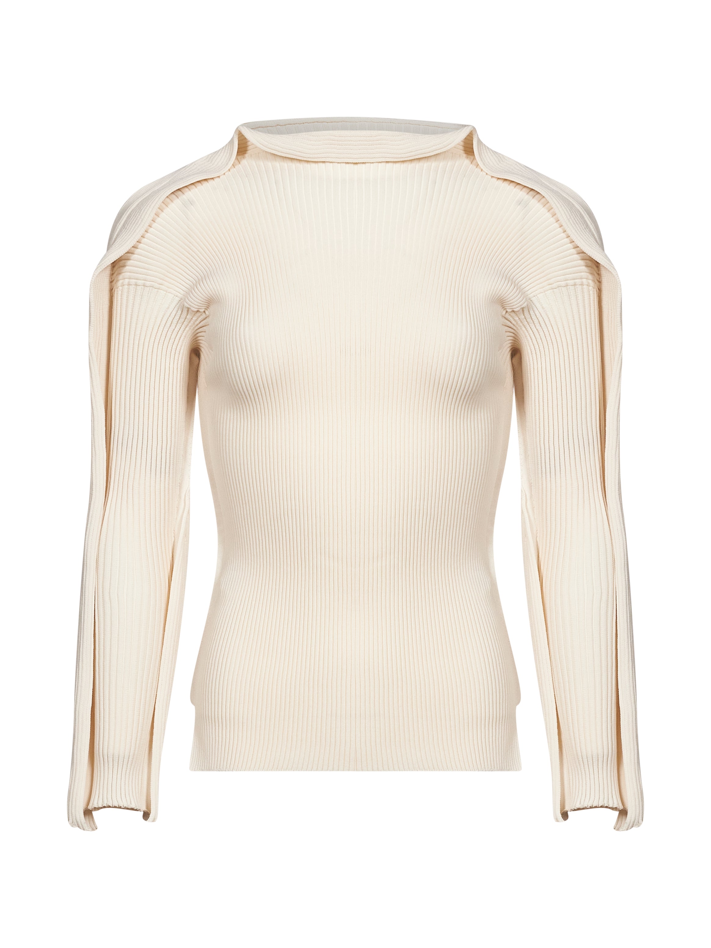 Maglia plissé Prance in avorio 
