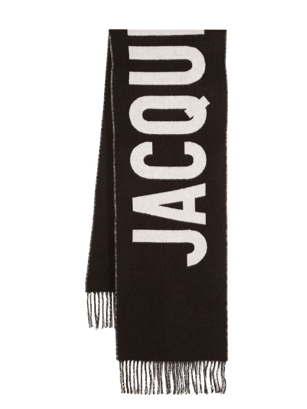 Sciarpa l'echarpe jacquemus in marrone 