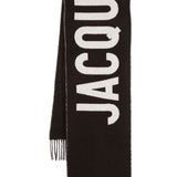 Sciarpa l'echarpe jacquemus in marrone 