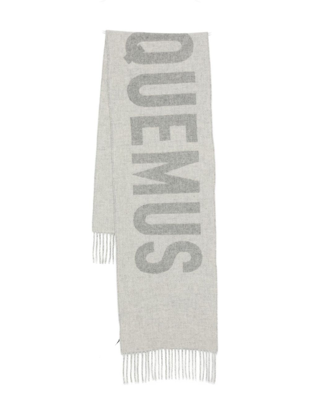 Sciarpa l'echarpe jacquemus in grigio 