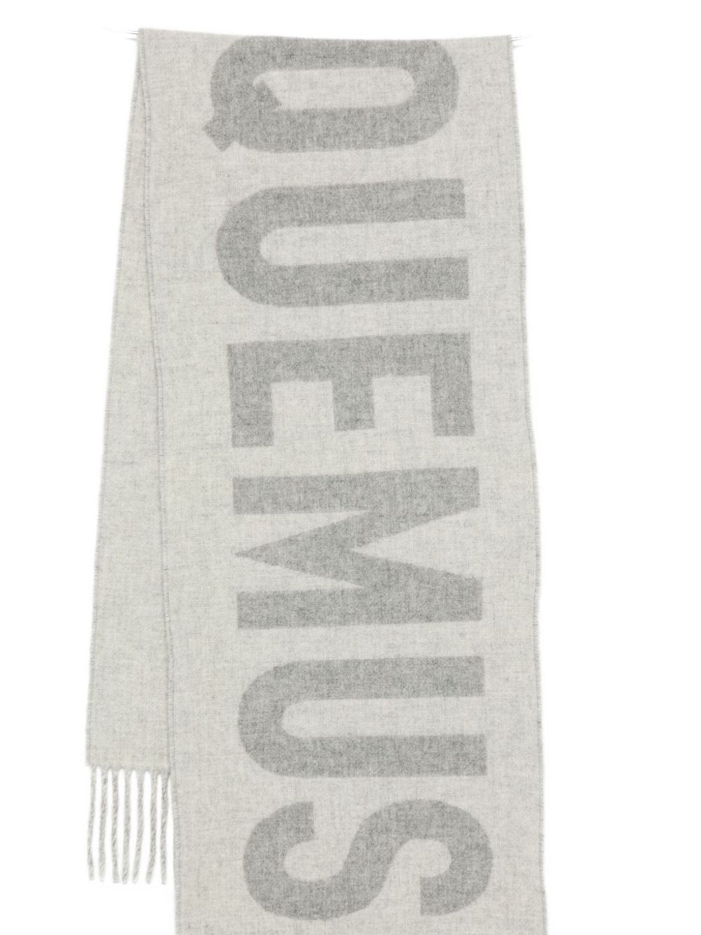 Sciarpa l'echarpe jacquemus in grigio 