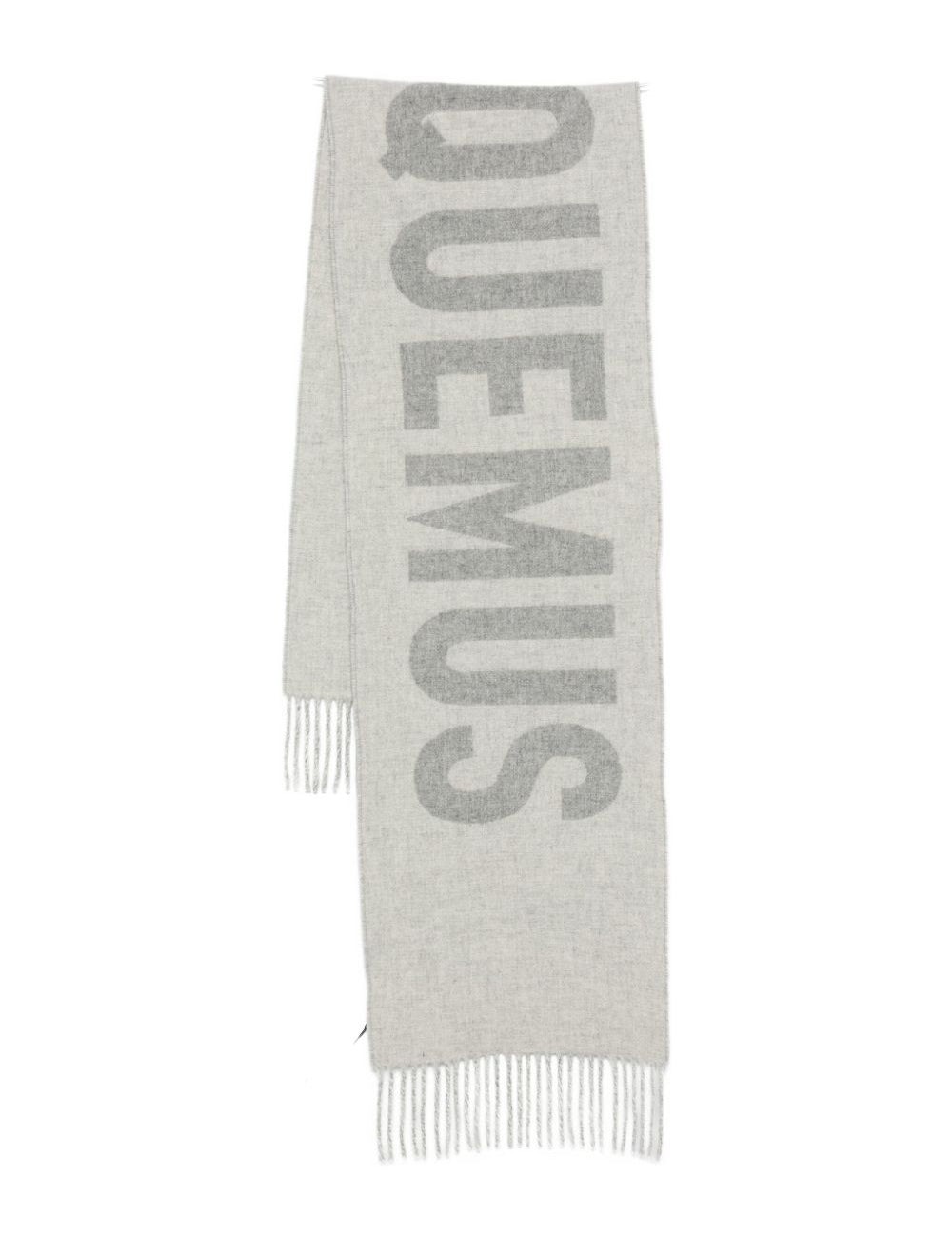 Sciarpa L'Echarpe Jacquemus in grigio 
