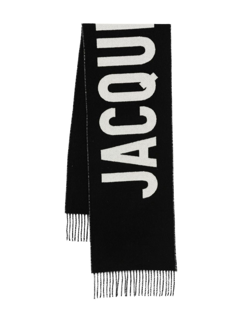 Sciarpa l'echarpe jacquemus in nero 