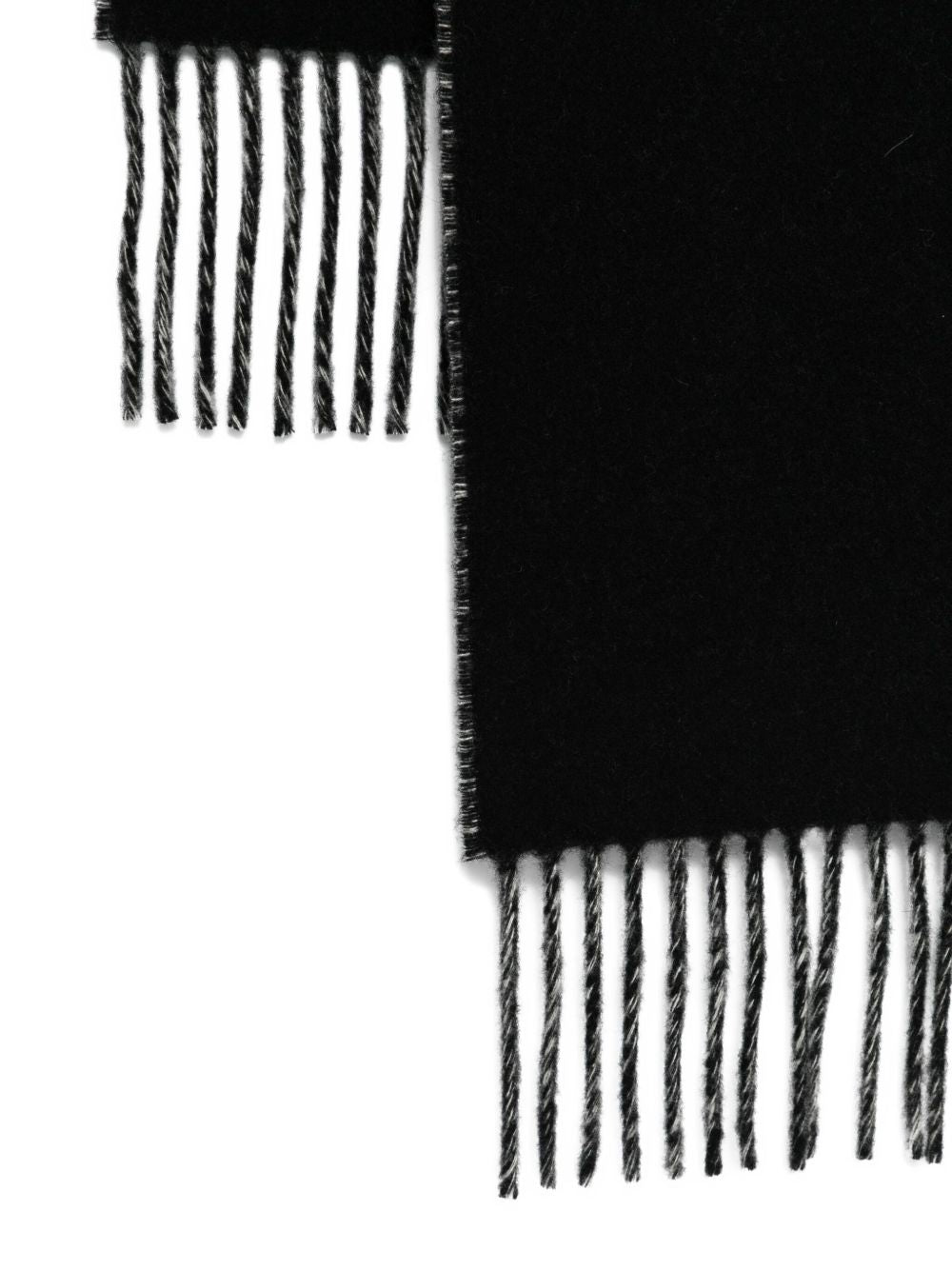 Sciarpa l'echarpe jacquemus in nero 