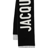 Sciarpa L'Echarpe Jacquemus in nero 