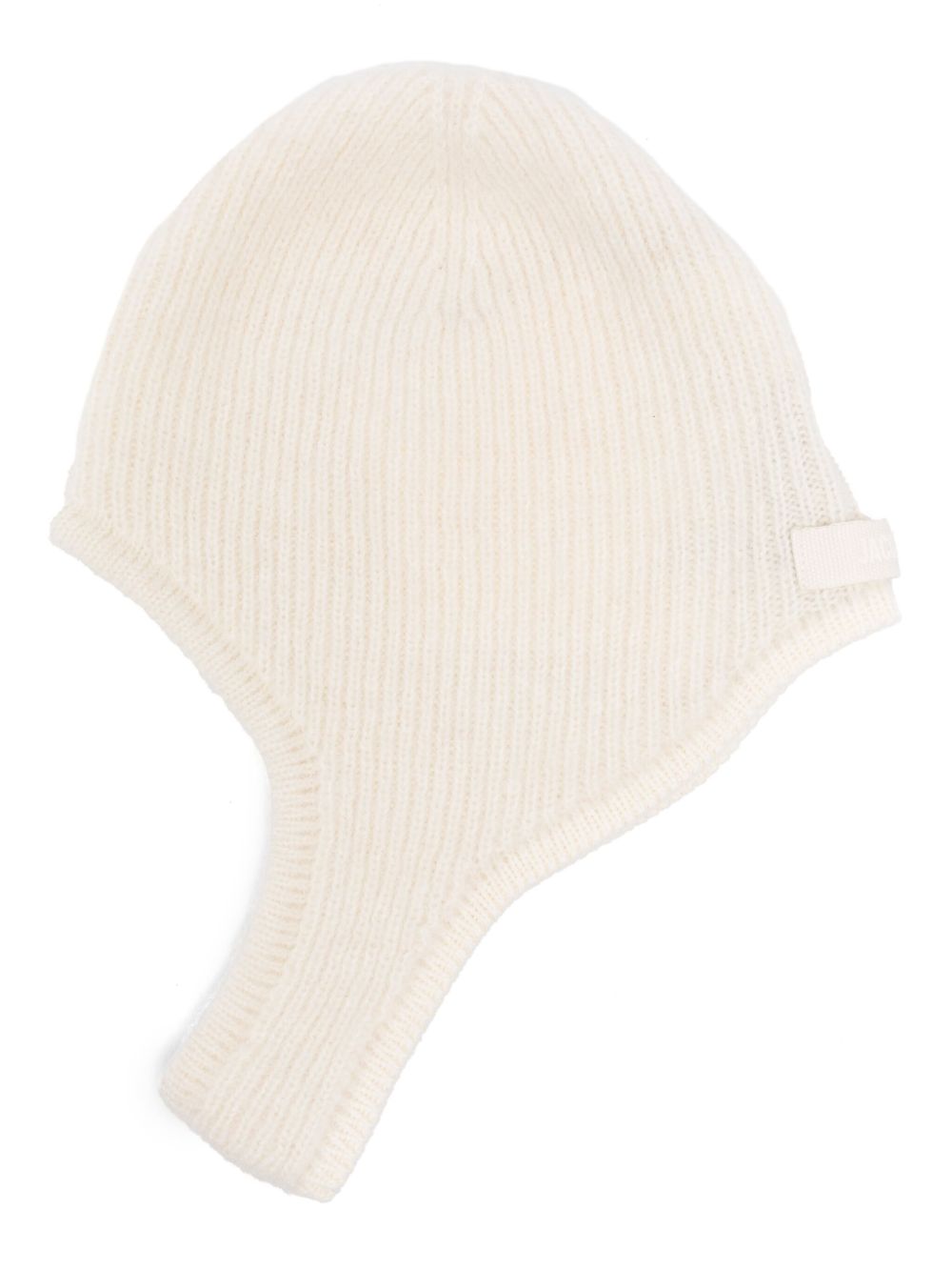 Cappello a cappuccio la capuche gros grain in avorio 