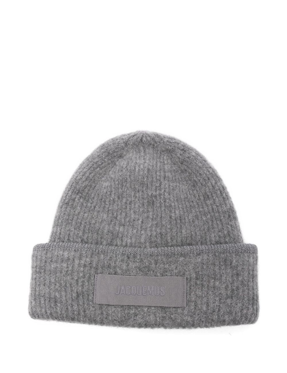 Cappello in misto alpaca le bonnet gros grain in grigio 