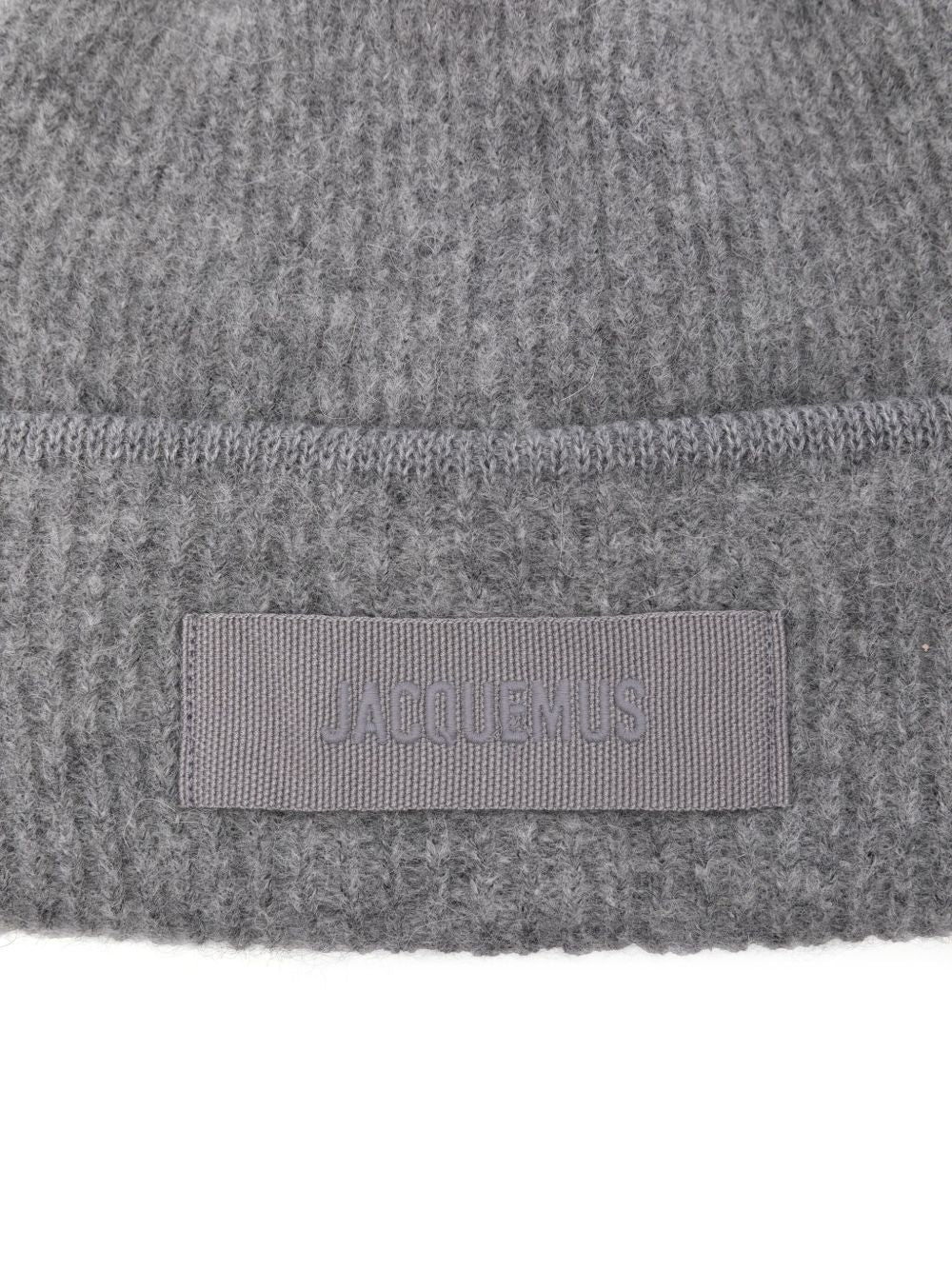 Cappello in misto alpaca le bonnet gros grain in grigio 