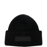 Cappello in misto alpaca le bonnet gros grain in nero 