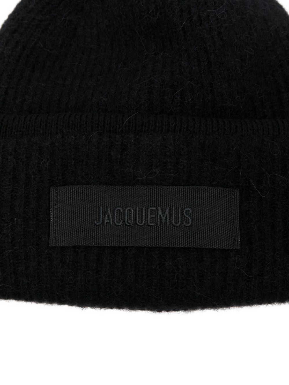 Cappello in misto alpaca le bonnet gros grain in nero 
