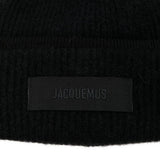 Cappello in misto alpaca le bonnet gros grain in nero 
