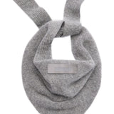 Sciarpa le chale gros grain in grigio 