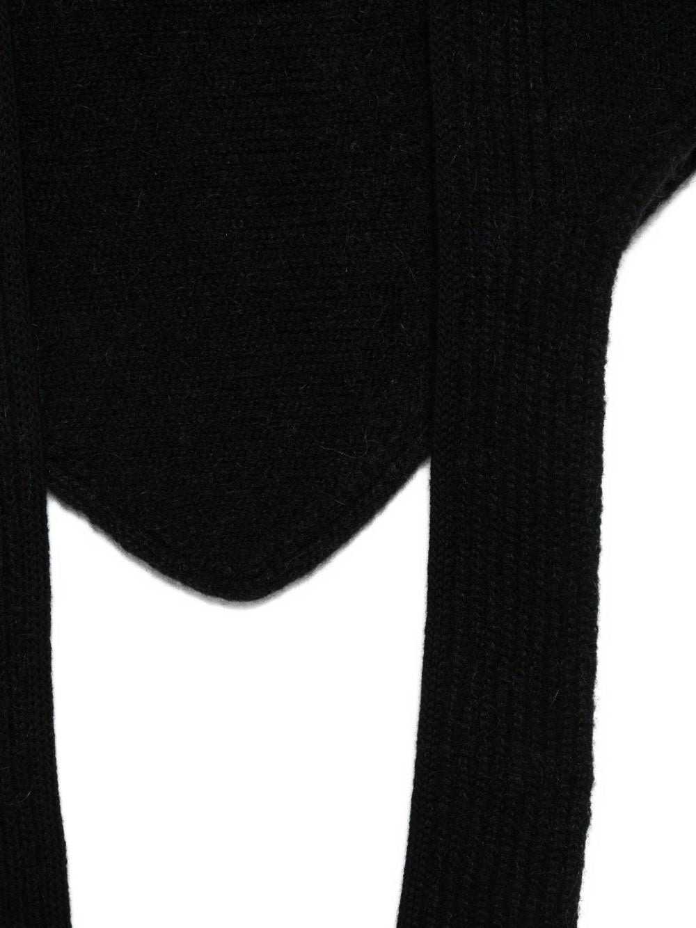Sciarpa le chale gros grain in nero 