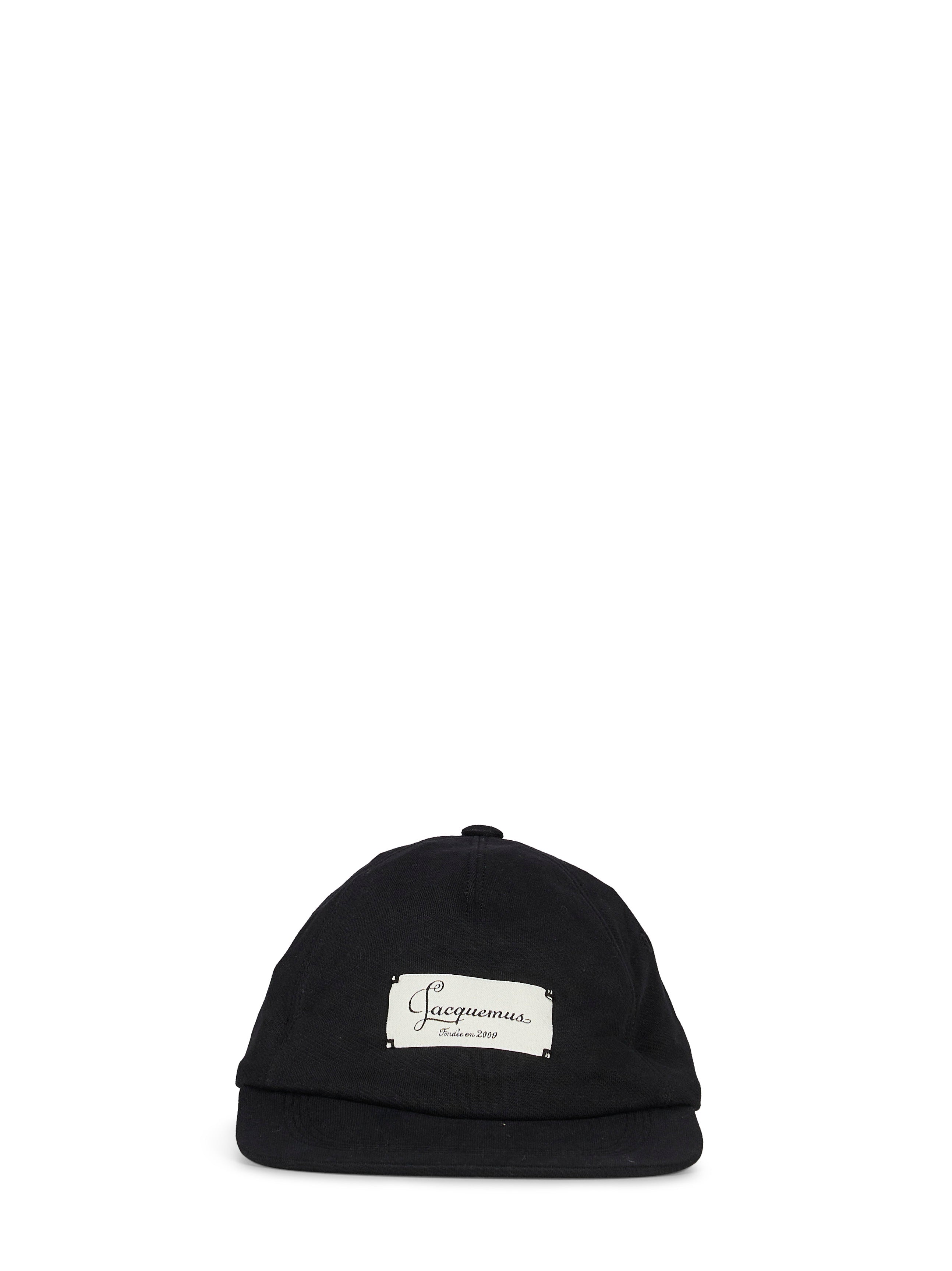 Cappello La Casquette Montaigne con logo in nero 