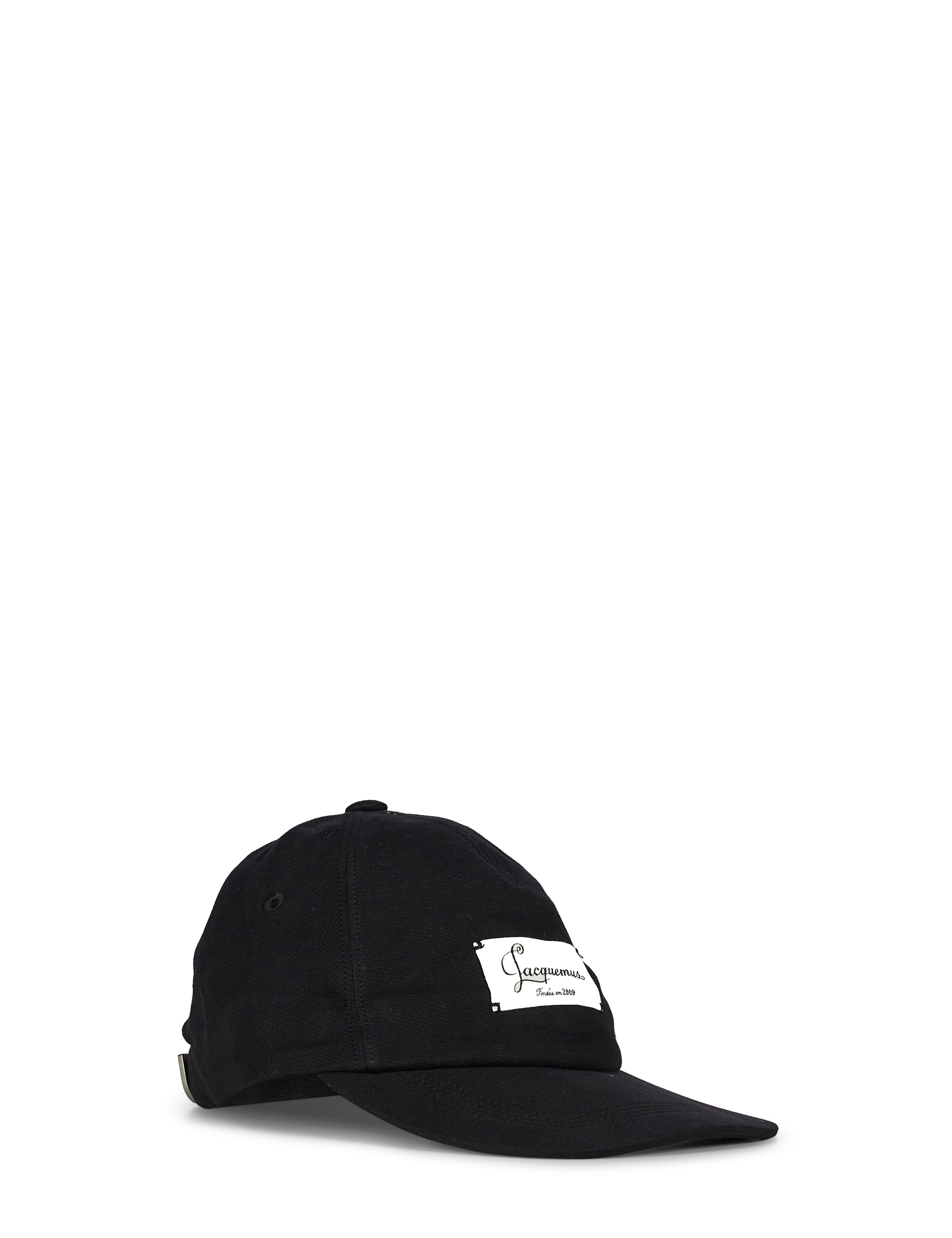 Cappello La Casquette Montaigne con logo in nero 