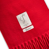 Sciarpa L'Echarpe Cavallo in rosso 