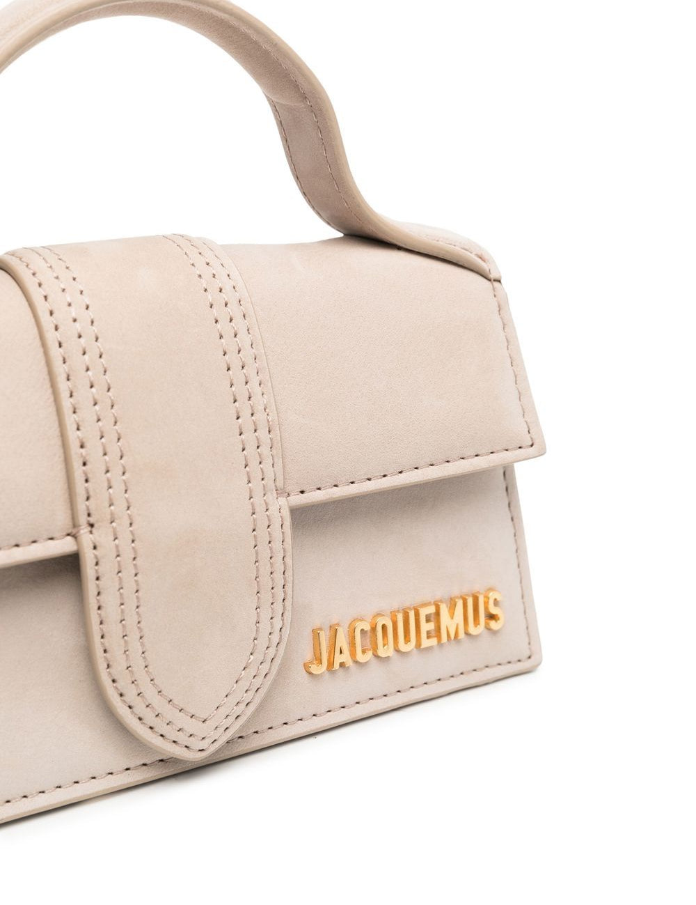 Borsa Le Bambino in suede in beige 