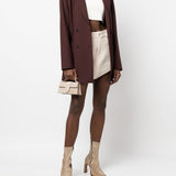 Borsa Le Bambino in suede in beige 