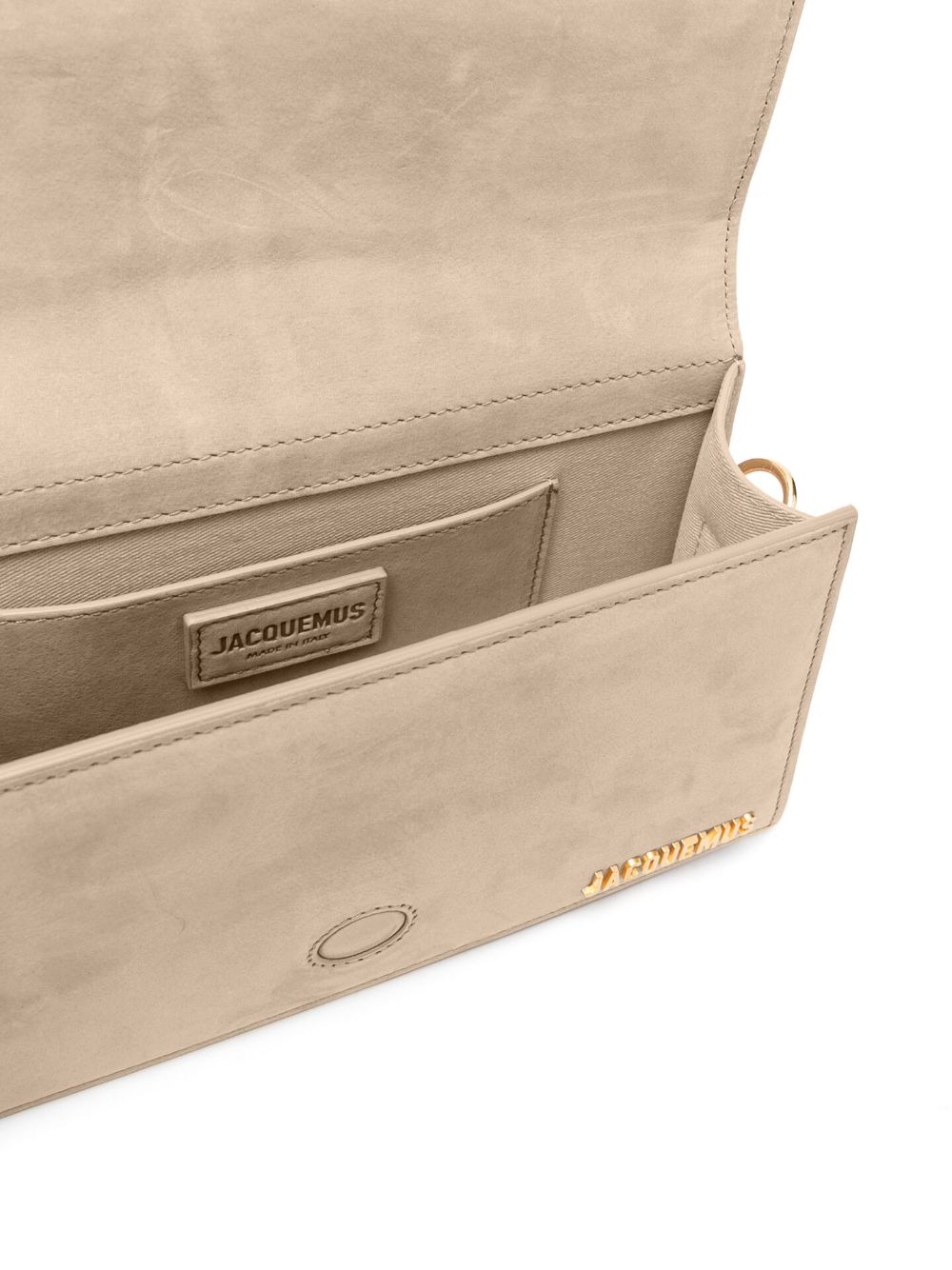 Borsa Le Grand Bambino in suede in beige 