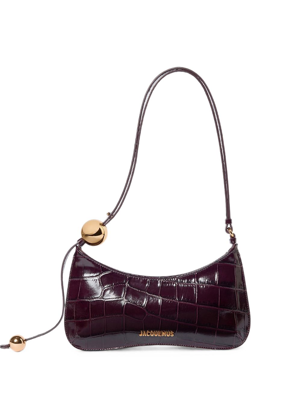 Borsa a spalla Le Bisou Perle in bordeaux 