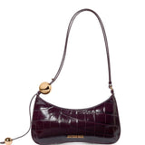 Borsa a spalla Le Bisou Perle in bordeaux 