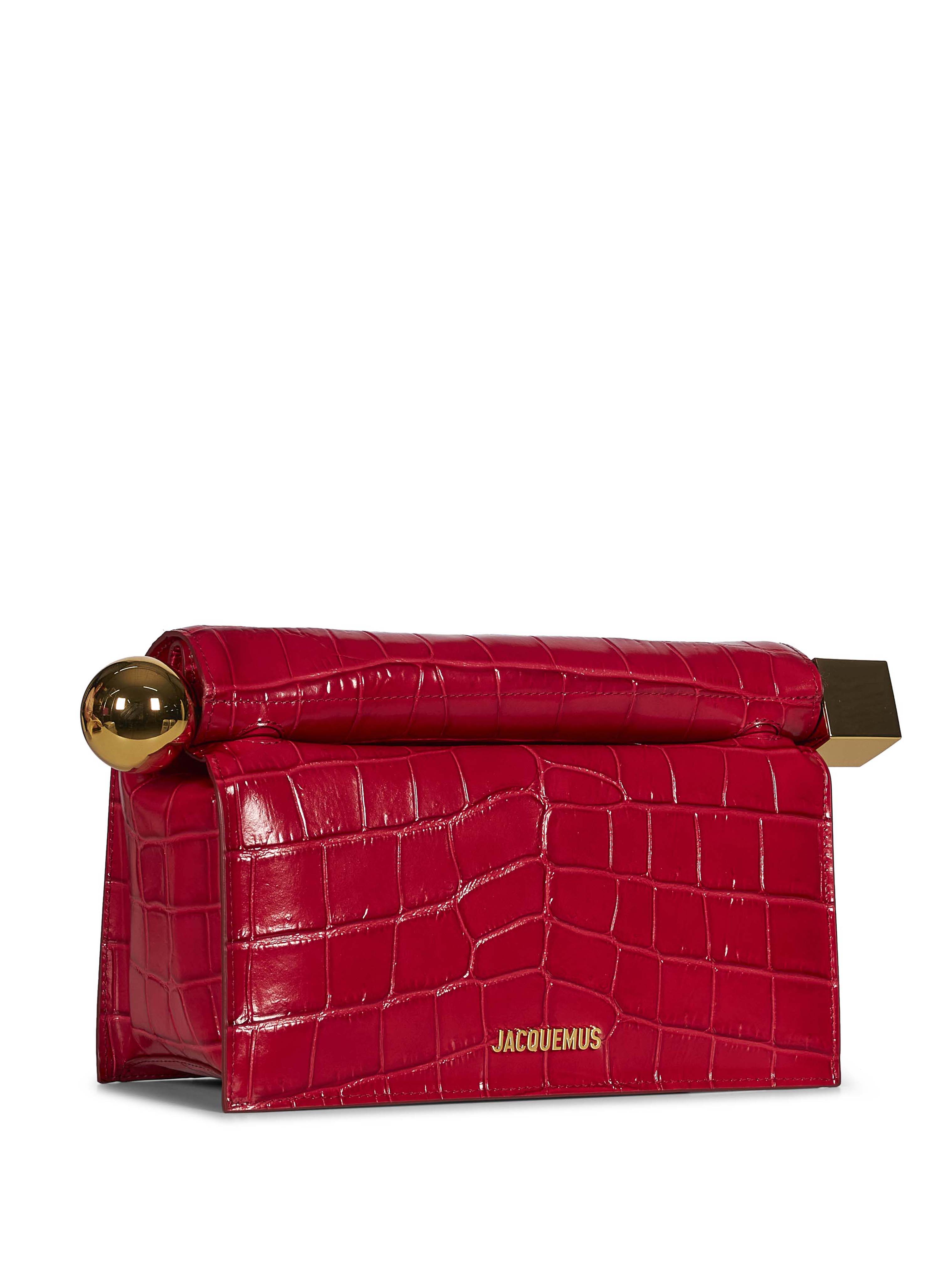 La Pochette Rond Carre in rosso 