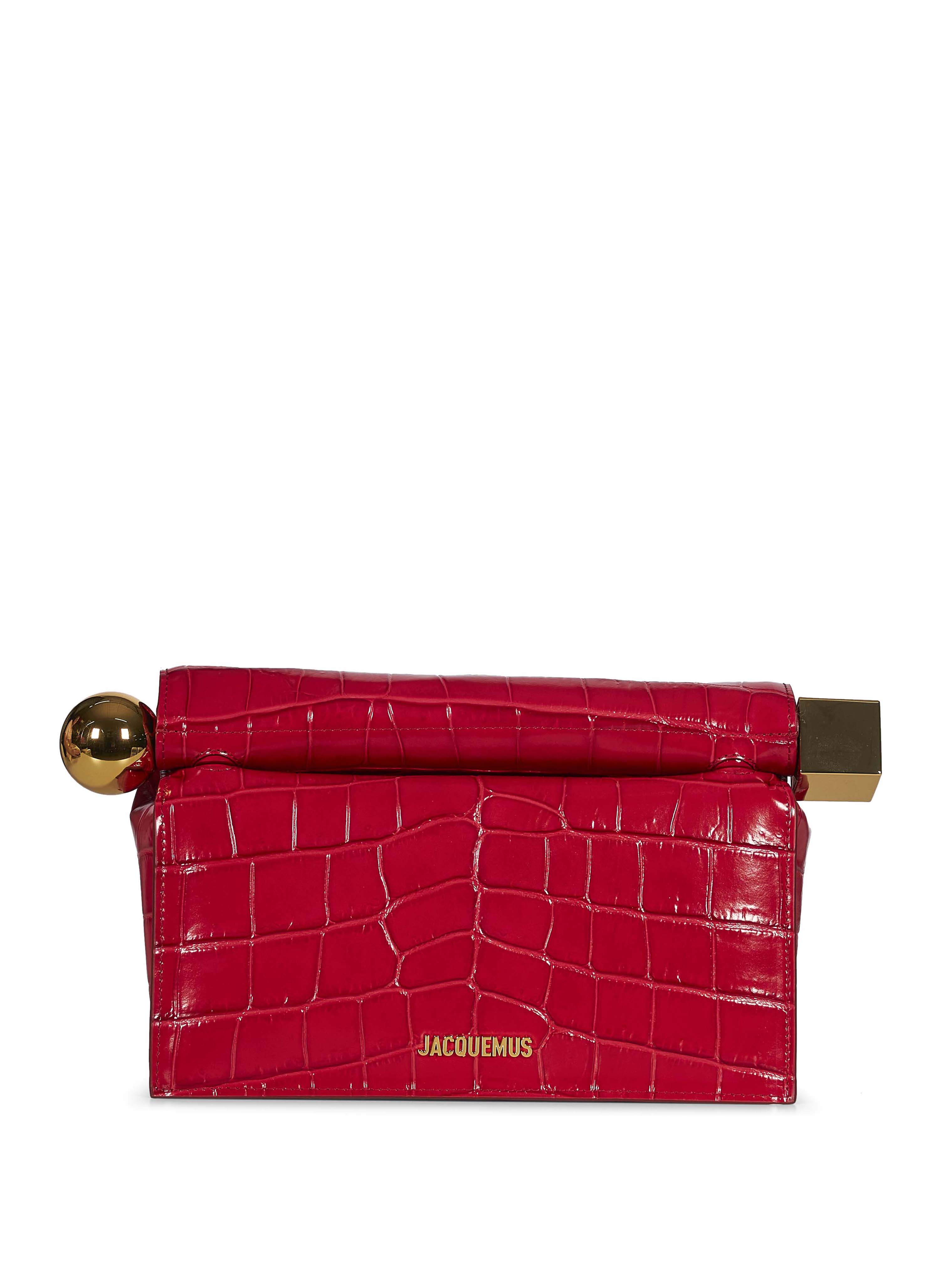La Pochette Rond Carre in rosso 