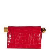 La Pochette Rond Carre in rosso 