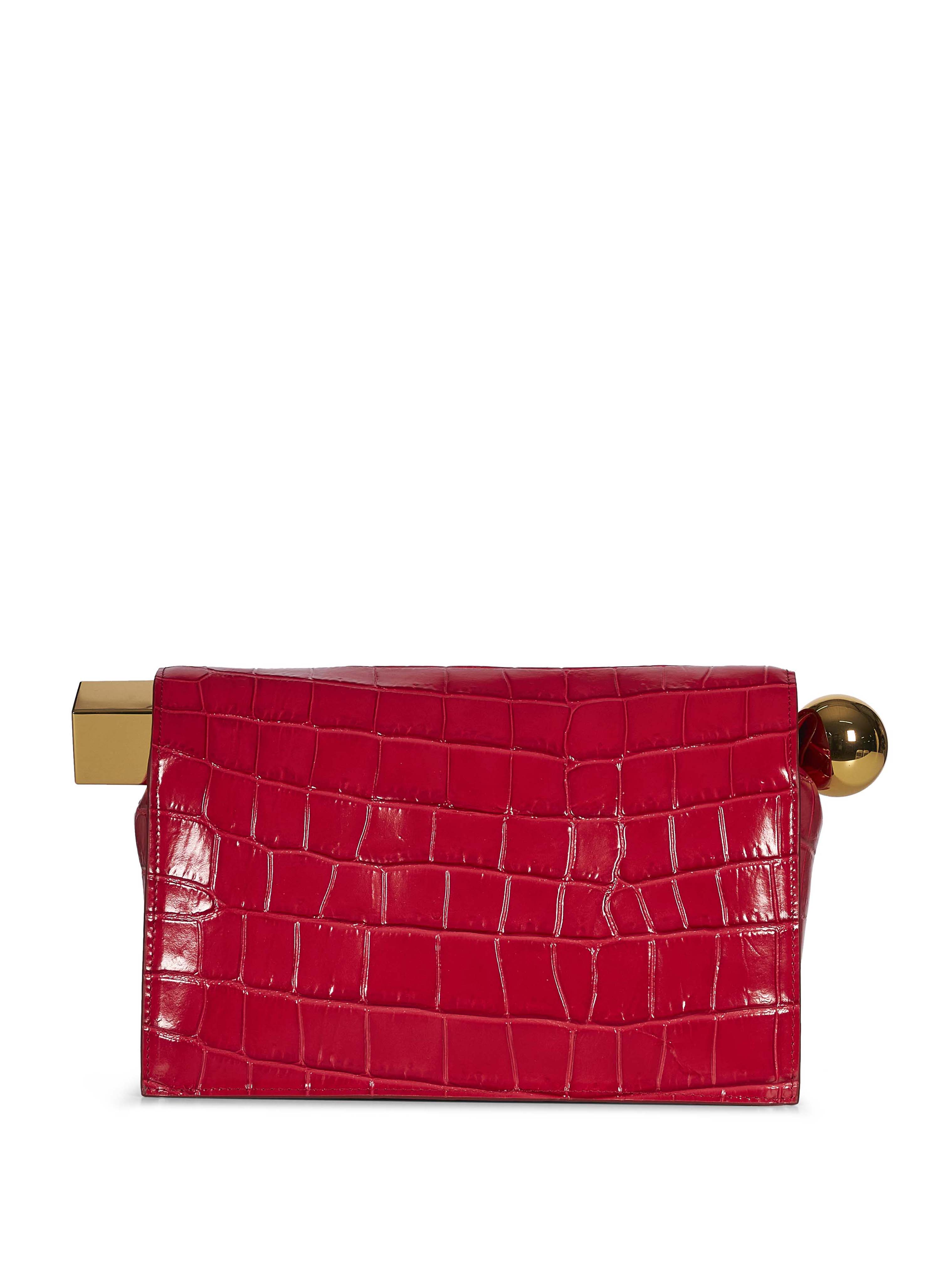 La Pochette Rond Carre in rosso 
