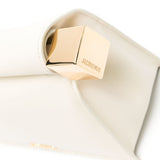 Borsa La Pochette Rond Carre in avorio 