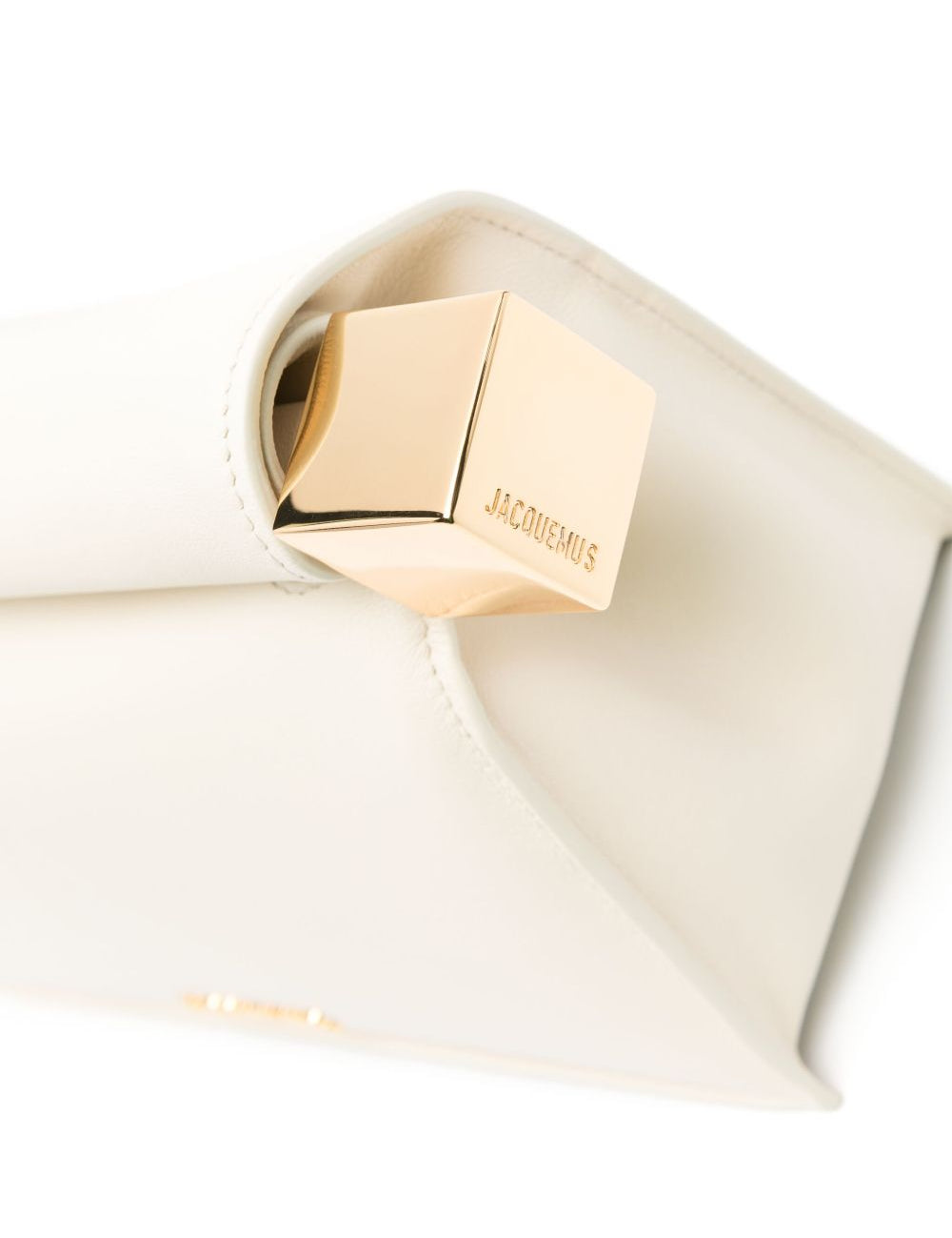 Borsa La Pochette Rond Carre in avorio 