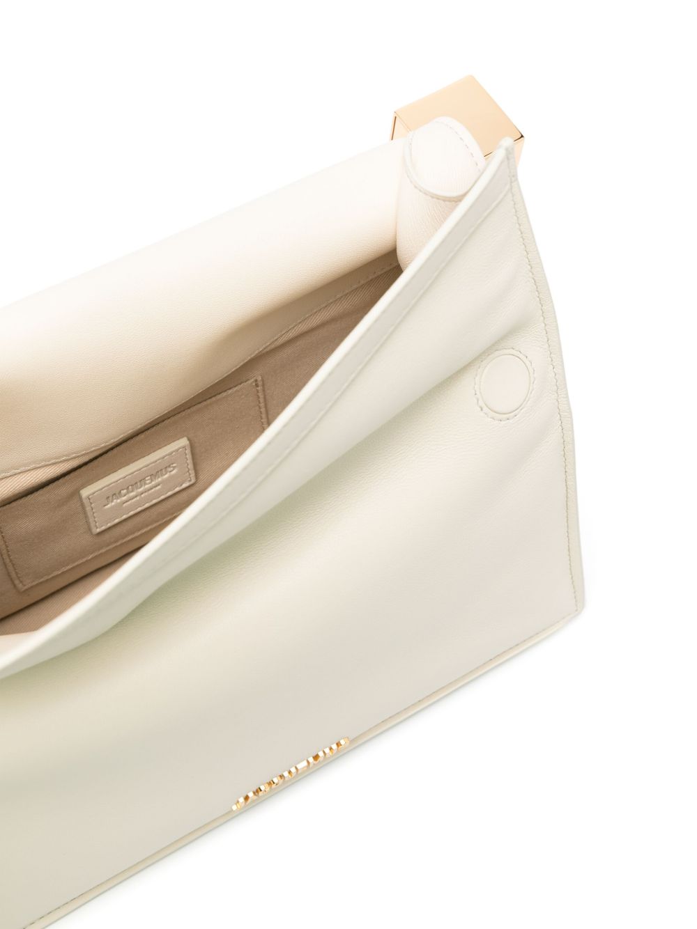 Borsa La Pochette Rond Carre in avorio 