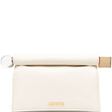 Borsa La Pochette Rond Carre in avorio 