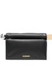 La Pochette Rond Carre bag in black