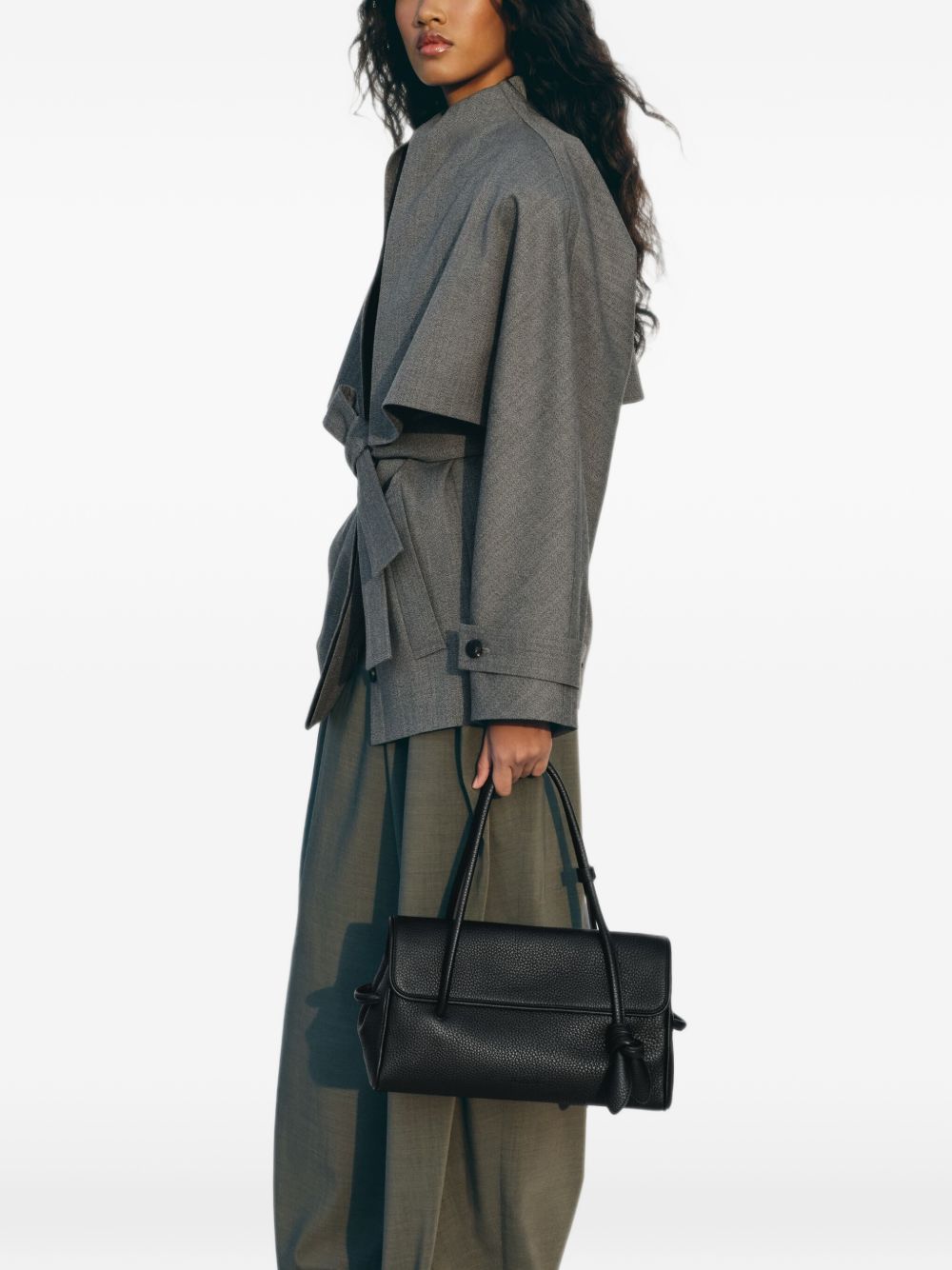 Borsa le Turismo long in pelle nera 