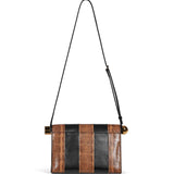 Borsa Le Sac Rond Carre in marrone 