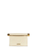 Le Sac Rond Carre Bag in ivory