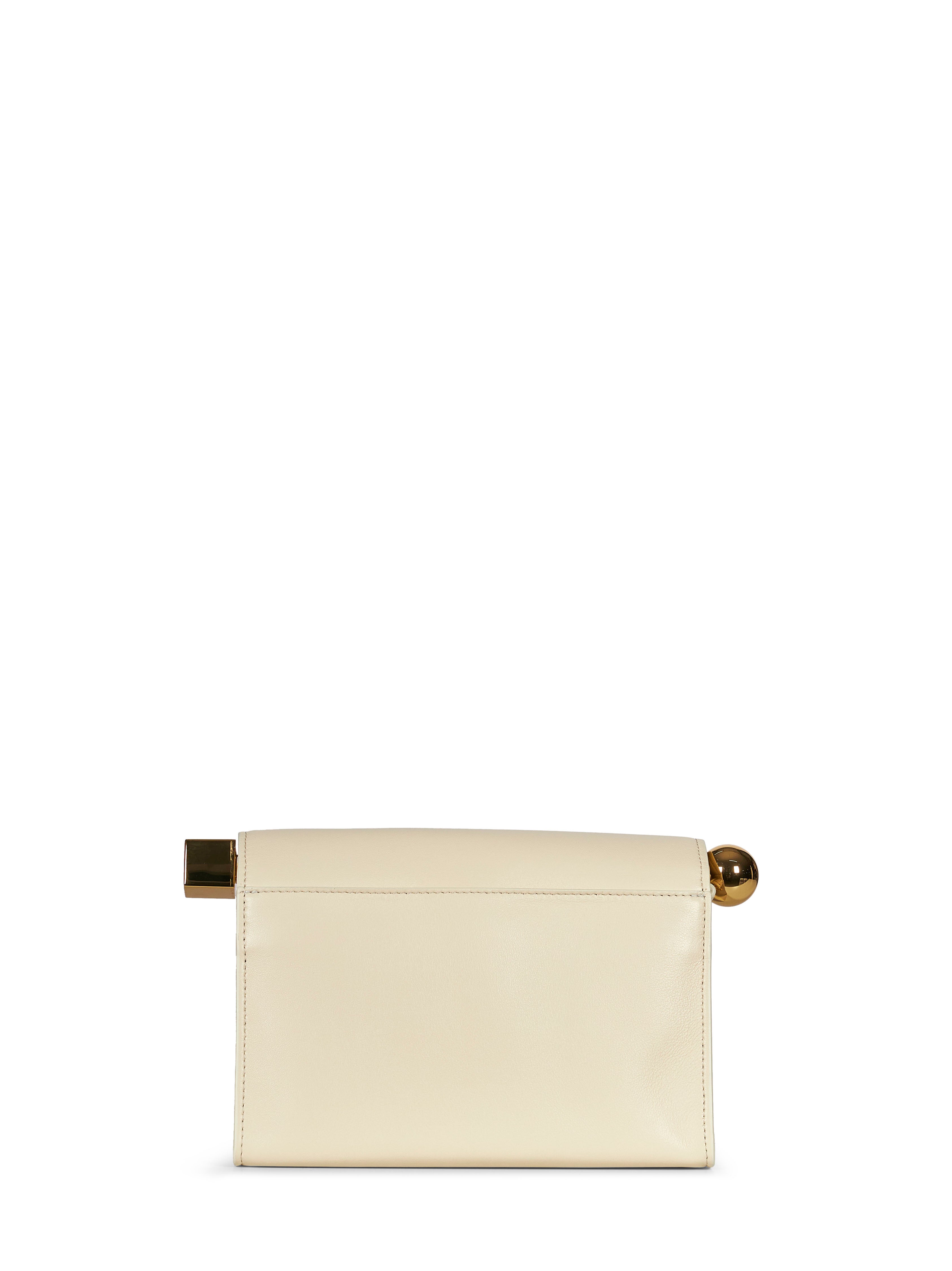 Borsa Le Sac Rond Carre in avorio 