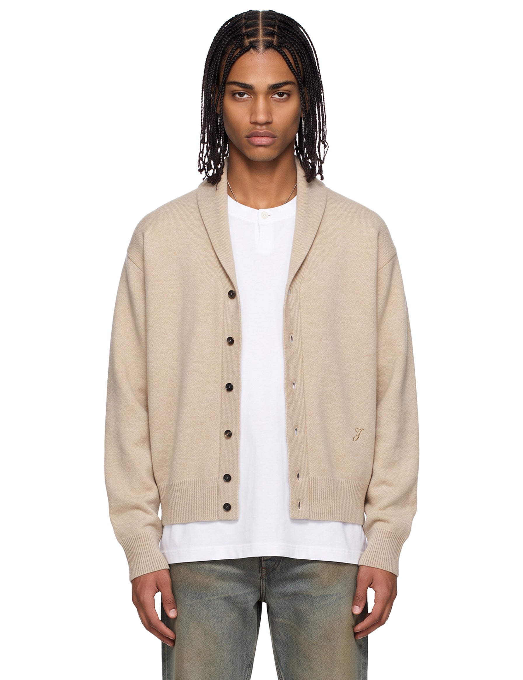 Cardigan Pelota in avorio 